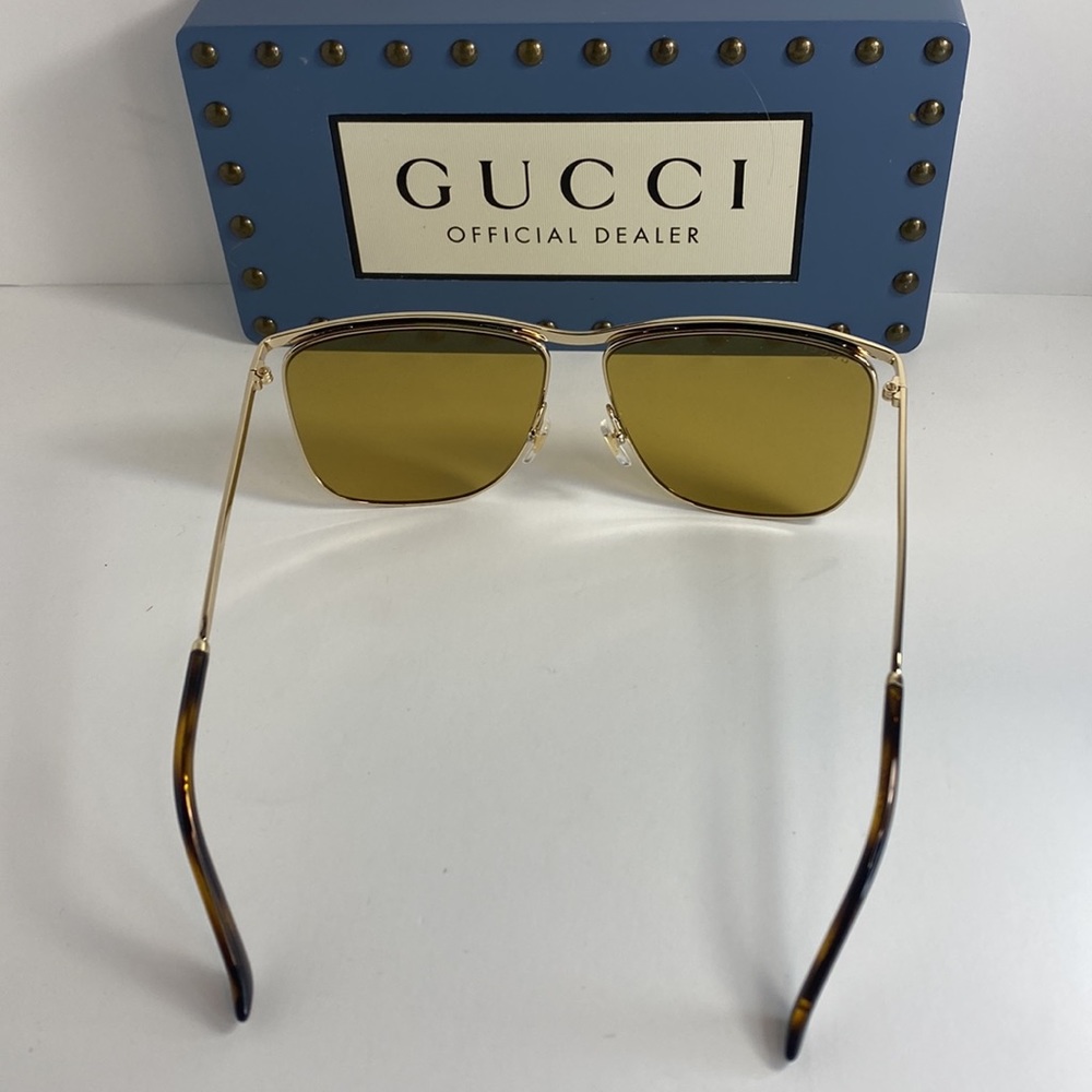 New - GUCCI New Authentic Oversized Sunglasses GG0821S-30009535003 - Picture 7 of 13